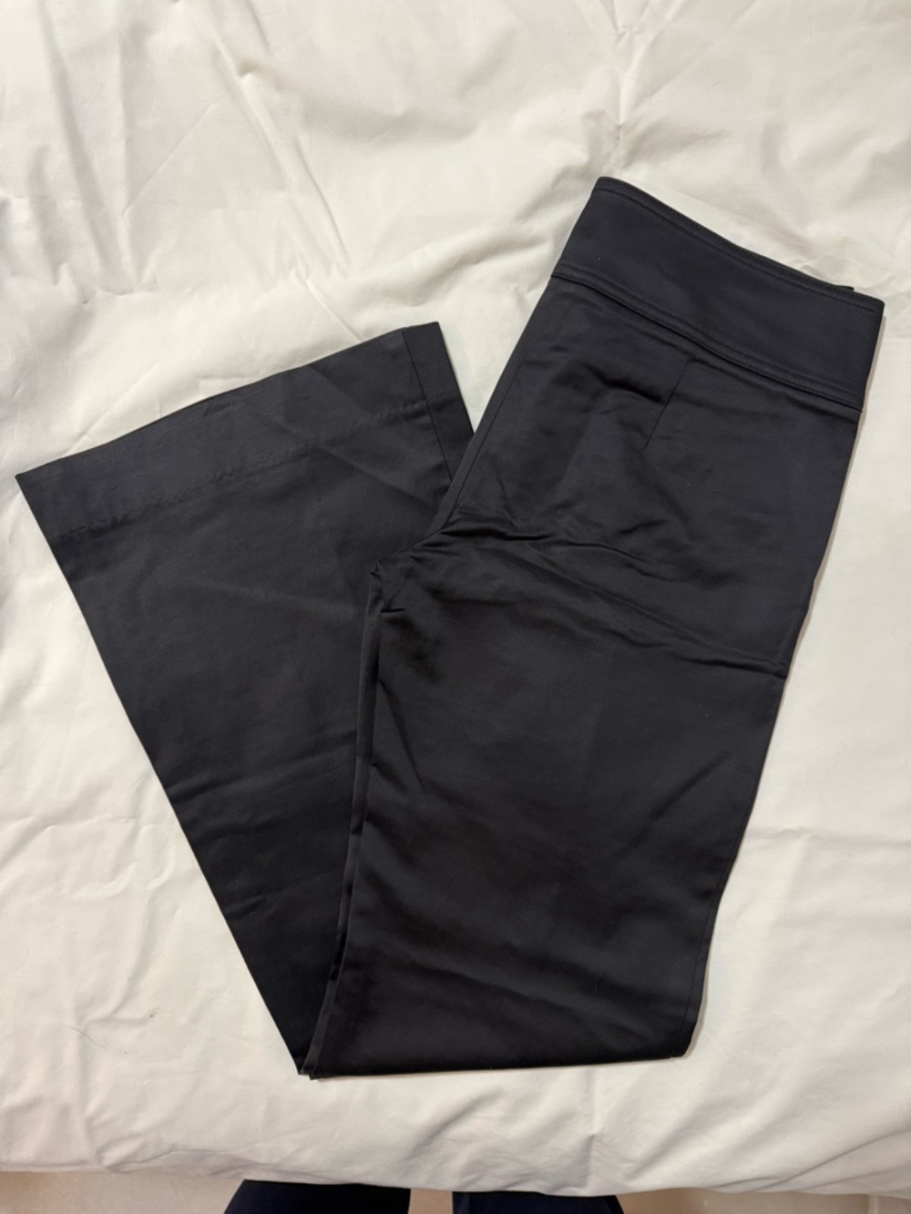 Bebe Black Wide-Leg Dress Pants